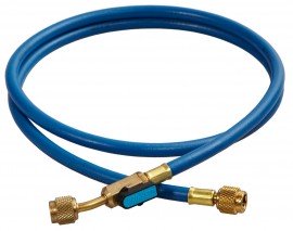 CPS HS5BE Standard Charging Hose with 45&amp;deg; Ball Valve, 5ft, Blue-