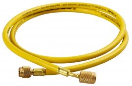 CPS HS5YA Standard Charging Hose with Anti-Blowback Valve, 5ft, Yellow-