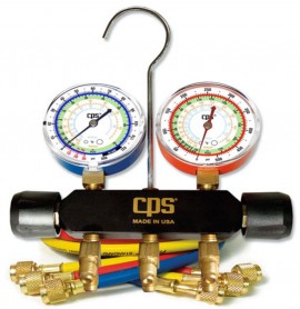 CPS MBDP3 Manifold and Gauge Set with 3' Premium Hoses-