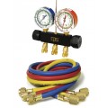 CPS MBDP5A Manifold and Gauge Set with 3 Premium Hoses-