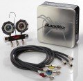 CPS MBH4P5Z 2-Valve Manifold and Gauge Set, 3-1/8in-