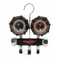CPS MBH5P5AZ 2-Valve Manifold and Gauge Set, Triple-Seal Valves-