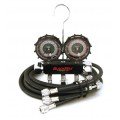CPS MBH5P5Z BlackMax Manifold and Gauge Set, 2-valve, &amp;frac14;&amp;quot; SAE fittings-