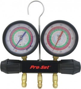 CPS MT2H7 2-Valve Manifold, 1/4in SAE, 45&amp;deg; Fittings-