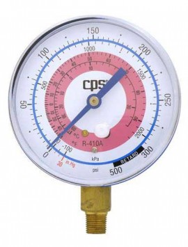 CPS RGBL Low-Pressure Gauge, R-410A, 2.5in-