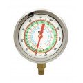CPS RGD3H High-Pressure Gauge, R-134a/R-22/R-404A, Oil-Filled-