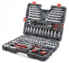 Crescent CTK170MPN 170-Piece General-Purpose Tool Set, 0.25 to 0.5" driver, SAE/Metric-