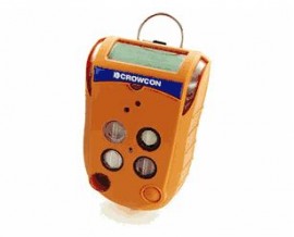 Crowcon Gas-Pro MED 4-Gas Personal Monitor | CH₄ (%LEL), O₂, CO &amp; H₂S | Pump-Driven with Charger &amp; Cradle-