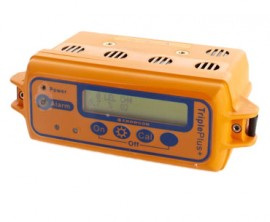 Crowcon TRP-01-XX-Z Triple Plus+ Pumped 4-Gas Detector, IR CH4 %LEL/O2/H2S/CO-