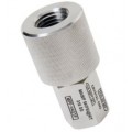 AMETEK Crystal 1/8MPT-1/4QTF &amp;frac18;&amp;quot; NPT Male to &amp;frac14;&amp;quot; Quick Test NPT Female Pipe Fitting-