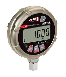 Ametek Crystal XP2i Digital Pressure Gauge, 0 to 1 Kpsia, 4.5&amp;quot; dial, &amp;frac14; NPT bottom, diecast aluminum housing-