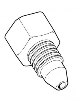 AMETEK Crystal 4500 Non-Crystal Wrench-Tight MP Male to &amp;frac12; NPT Female Adapter-