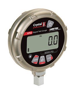 Ametek Crystal XP2i Digital Pressure Gauge with the CHX system C, 0 to 5 Kpsi, &amp;frac14; NPT bottom, diecast aluminum housing-