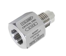 AMETEK Crystal MPM-1/4BSPF Pressure Fitting, CPF male to 1/4&amp;quot; BSP female-