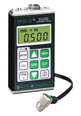 Dakota MMX-6DL Ultrasonic Wall Thickness Gauge Plus 1000 Point Datalogging-