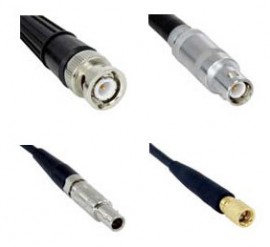 Dakota N-204-4020 4' Transducer Cable, Dual Lemo to Microdot-