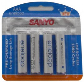 DeFelsko BATTREAAA4PK Rechargeable AAA Eneloop Battery-