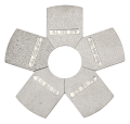 DeFelsko SRCMILGRIT Keane-Tator Surface Roughness Comparator, grit blast, 1.5, 2, 3, 4.5 and 5.5 mils-