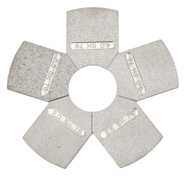 DeFelsko SRCMILSAND Keane-Tator Surface Roughness Comparator, sand blast, 0.5, 1, 2, 3 and 4 mils-