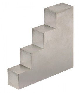 DeFelsko STDB2 Certified High Range Step Block for the PosiTest UTG series, imperial, B2-