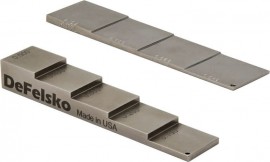 DeFelsko STDUTGP Certified Step Block P, imperial label-