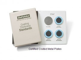 DeFelsko STDZSTLL Zero Plate, Large Square, Steel-