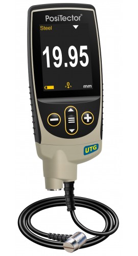 DeFelsko UTGCLF3 PosiTector Advanced Ultrasonic Thickness Gauge with low frequency probe-
