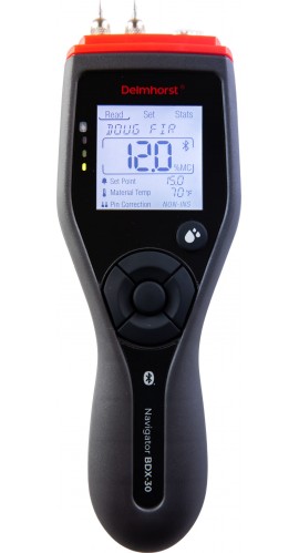 Delmhorst BDX-30/P01 Moisture Meter with Bluetooth, behind the wall package-