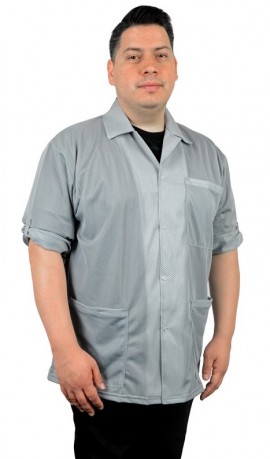 DESCO 74324 Statshield Smock, extra large, gray-