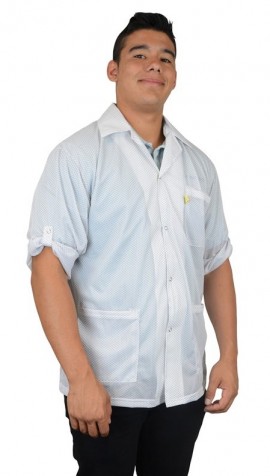 DESCO 74338 Statshield Smock, 5X large, white-