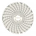 Dickson C312 Replacement Charts, 3&quot;, 7 day, -15 to 10&amp;deg;C, Box of 60-