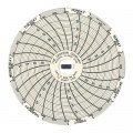 Dickson C316 Replacement Charts, 3", 7 day, 25 to 50&amp;deg;C, Box of 60-