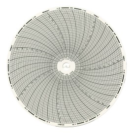 Dickson C612 Weekly Pressure Charts for 6&amp;quot; Chart Recorders, 60-Pack, 0 to 100 psi-