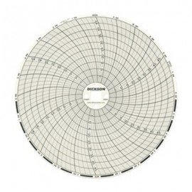 Dickson C656 Replacement Charts, 6", 24h, 50 to 100&amp;deg;F/C, Box of 60-