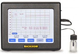 Dickson FT540 Touchscreen Temperature Data Logger, -58 to 158&amp;deg;F-