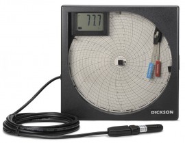 Dickson KT6P2 6&amp;quot; Temperature Chart Recorder-