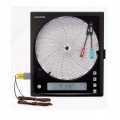 Dickson KT8-31R 8&amp;quot; Temperature Chart Recorder with audible alarms, 32 to 120&amp;deg;F-