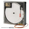 Dickson KT8P0 Temperature Recorder, 8", 0-100C/F, Battery Operated-