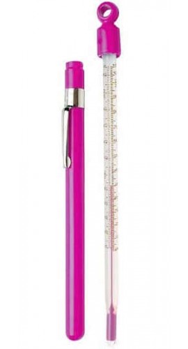 Digi-Sense 08008-01 Pocket Liquid-in-Glass Thermometer with Closed Case, -10 to 110&amp;deg;C-