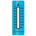 Digi-Sense 08068-22 Irreversible 8-Point Vertical Temperature Label, 160 to 230&amp;deg;F-