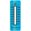 Digi-Sense 08068-24 Irreversible 8-Point Vertical Temperature Label, 240 to 310&amp;deg;F-