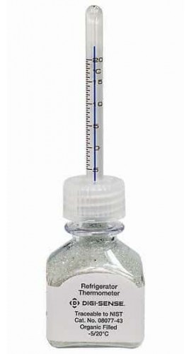 Digi-Sense 08077-43 Blood Bank Verification Thermometer, -5 to 20&amp;deg;C-