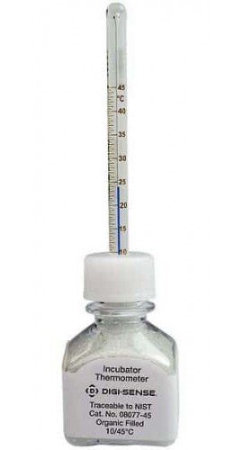 Digi-Sense 08077-45 Incubator Verification Thermometer, 10 to 45&amp;deg;C-