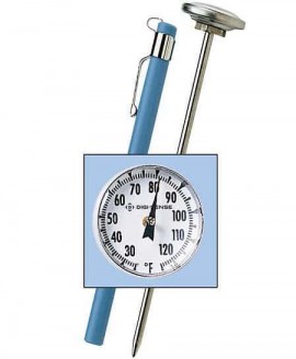 Digi-Sense 08080-78 Stainless-Steel Bimetal Pocket Thermometer, 25 to 125&amp;deg;F-