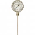 Digi-Sense 08134-01 TI.31 Bottom-Mount Bimetal Thermometer, 0 to 250&amp;deg;F, 9&amp;quot; Stem-