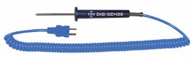 Digi-Sense 08439-84 Compact Type-T Penetration Thermocouple Probe, 2.5" Sheath, Grounded-