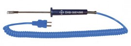 Digi-Sense 08439-94 Compact Type-T Air/Gas Thermocouple Probe with 5" Sheath, Exposed Junction-