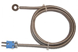 Digi-Sense 08500-85 Type-T Bolt-On Heavy-Duty Probe with Mini Connector, 0.62" OD, 0.28" ID-