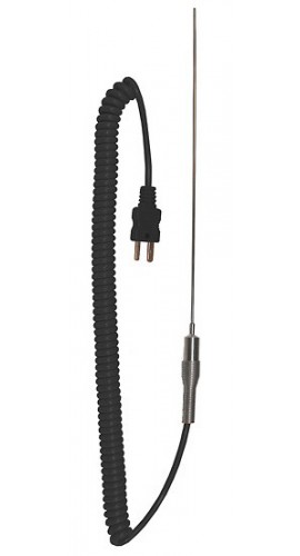 Digi-Sense 08505-61 Type-J Standard Probe with Mini Connector, 0.063" Diameter, 32 to 1,300&amp;deg;F-