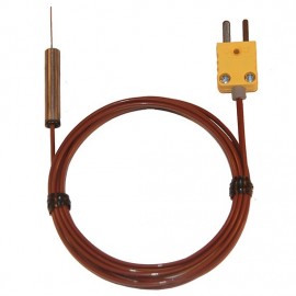 Digi-Sense 08505-96 Type-K Needle Microprobe with Mini Connector, 0.75&quot;, 0.02&quot; Diameter-